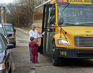 WV buses deliver meals. 